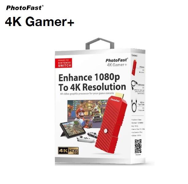 Switch周邊NS PhotoFast 4K Gamer+ 投影轉換器1080p升級4K 【板橋魔力