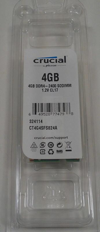 (含稅附發票)美光DDR4 2400筆電4G筆記型記憶體4GB雙面(非8G創見8GB金士頓2133威剛)