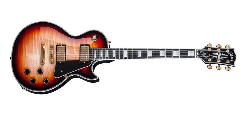 Gibson Custom Shop Les Paul Custom Figured Top訂製工作室訂製木紋貼面電吉他