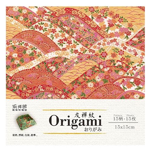OMG-09- 折紙系列(友禪紋)約15X15cm