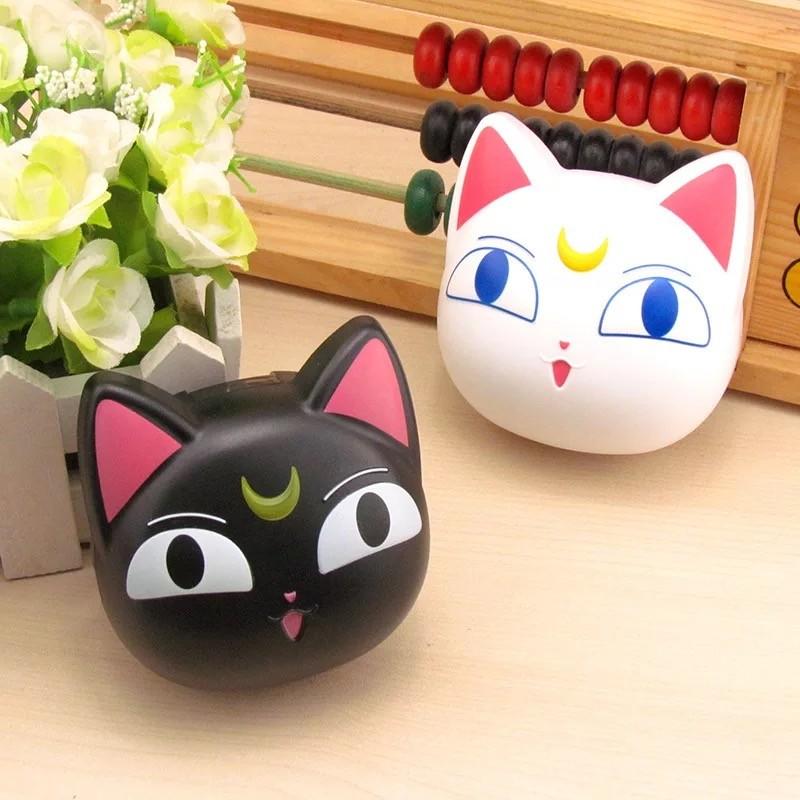 【宅精選】美少女戰士露娜貓伴侶盒 水盒 隱眼收納盒 白款