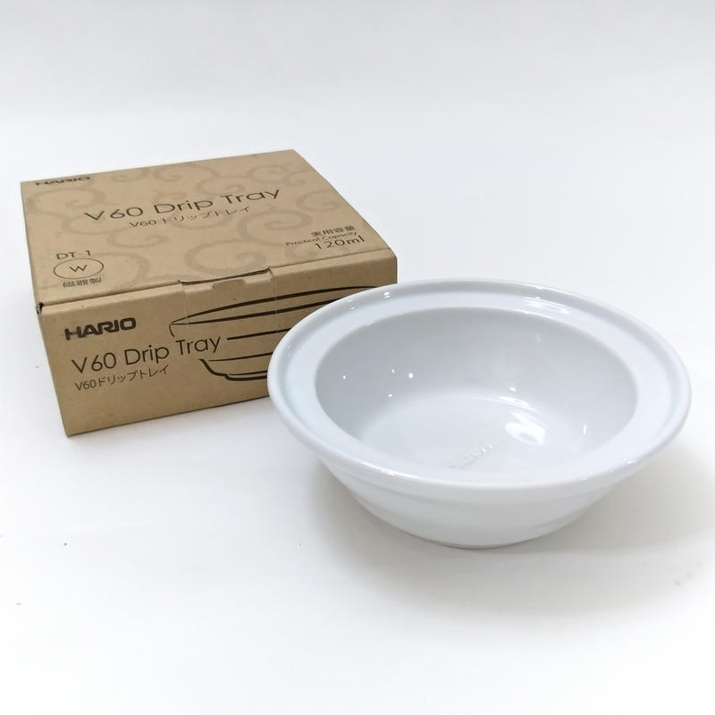 【HARIO】V60陶瓷滴水盤✰DT-1W✰白色/日本進口【公司貨/附發票】