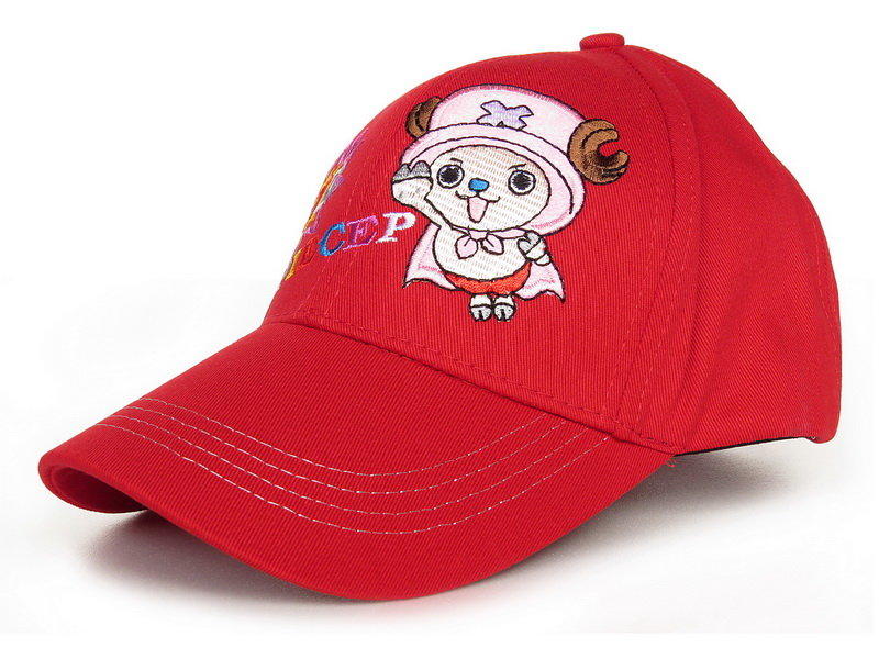 帽子專賣店【ONE PIECE航海王 授權正品☆優質喬巴 兒童帽棒球帽】紅