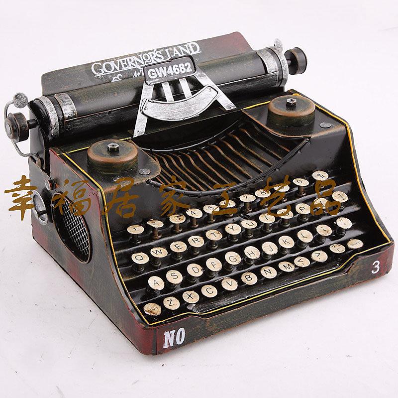 【linyahuy】老式打字機模型/復古擺件禮品/復古傢俱擺件/酒吧裝飾品/傢俱飾品【those_140608_30】