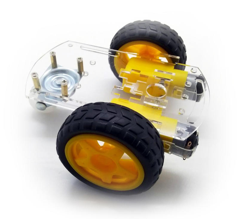 智能小車底盤 3輪小車 Arduino 循跡車 藍牙 智能車 避障車 車輪底盤 DIY自製玩具小車 