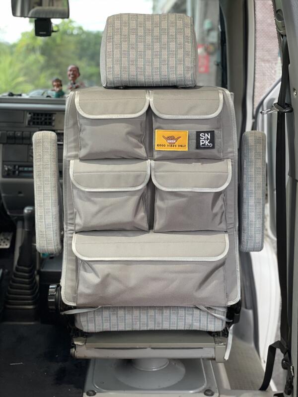 高密度高磅數 SNPK 露營車 椅背收納袋 通用款 VW T4專用 掀頂 multivan