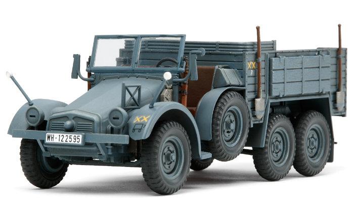 TAMIYA 田宮模型 26542 德國陸軍 6X4 軍用輕型貨運卡車 完成品 1/48