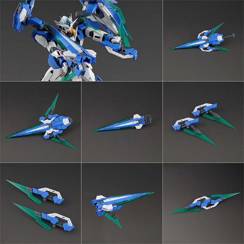 【鋼普拉】現貨 含支架 BANDAI 鋼彈 MG QAN[T] FULL SABER 量子型00Q 全刃式能天使鋼彈