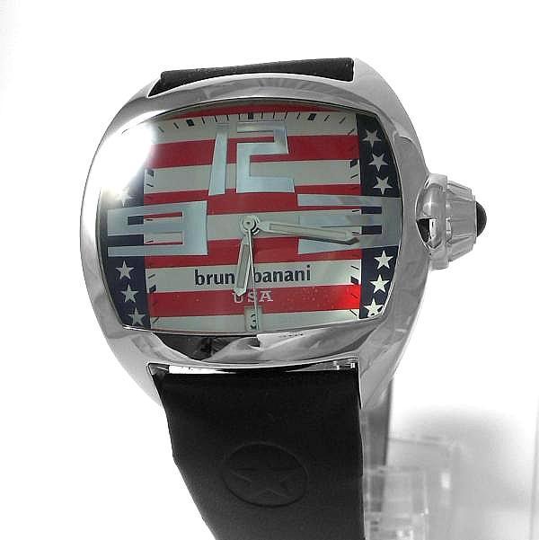 德國 bruno banani 國際經典系列-USA圖騰雙錶帶男錶CD1194.17