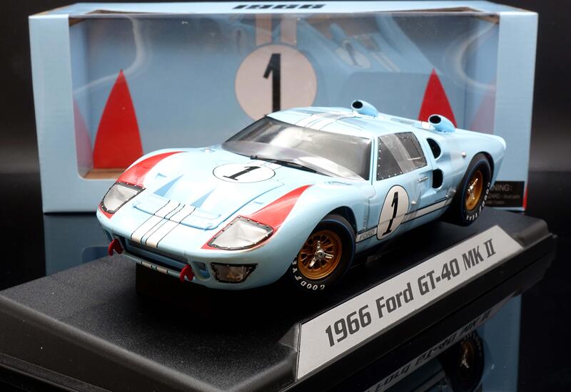 【MASH-2館】現貨特價 Shelby Collection 1/18 Ford GT40 #1 1966 賽道狂人