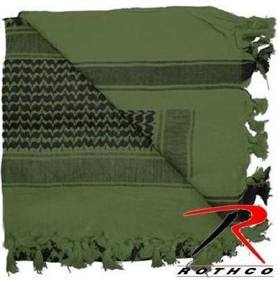 Rothco美國 高品質軍用阿拉伯方巾---OD色