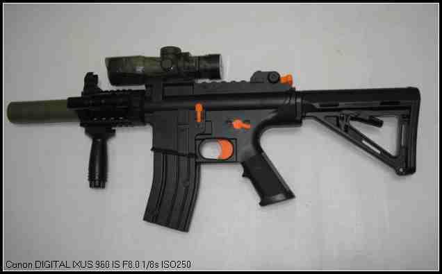 安全玩具-ZH1 LUN M4-storm 電動水彈長槍[水彈長槍/玩具槍]
