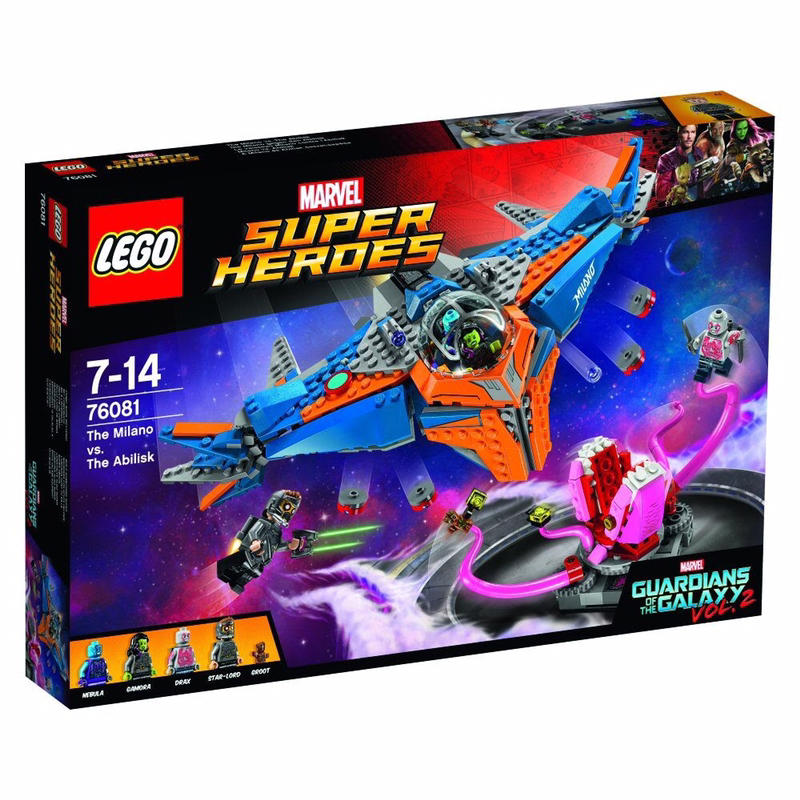 LEGO 樂高 積木 76081 MARVEL 超級英雄 星際異攻隊2 星爵 米蘭號 復仇者
