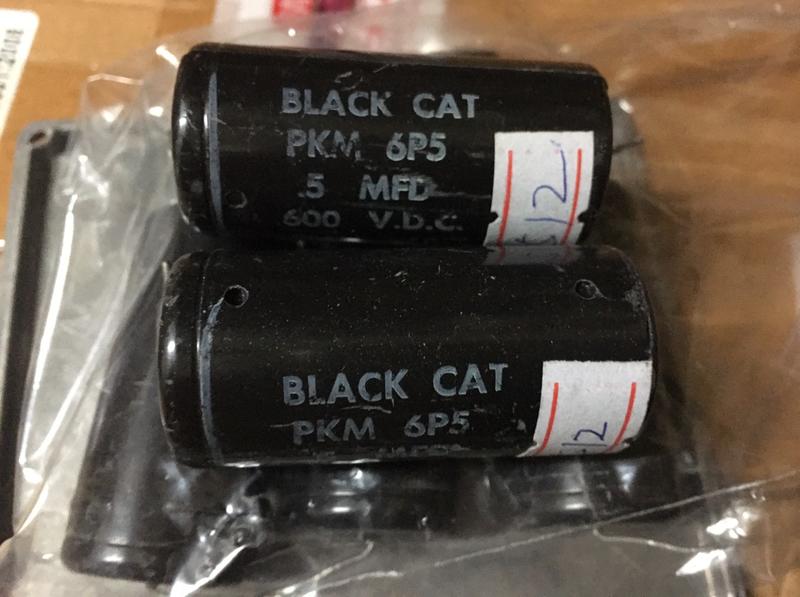 WhiteNoise愛樂人] CDE black cat 0.47u/600VDC  電容 一個 uF