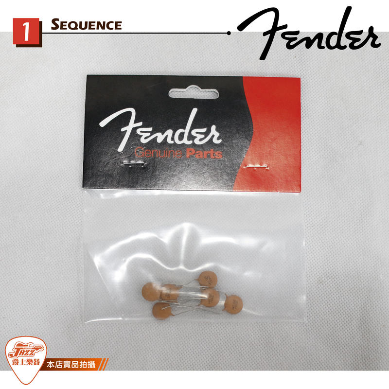 【爵士樂器】原廠公司貨 Fender 零件 CERAMIC DISC .03UF @ 100V 20% 電容 單顆