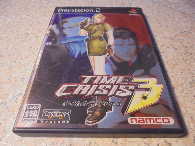 PS2 火線危機3 Time Crisis 3 日文版 直購價600元 桃園《蝦米小鋪》