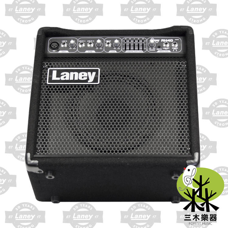 【三木樂器】公司貨 Laney AH40 多功能音箱 40W 鍵盤 音箱 人聲 吉他 電子鼓 街頭藝人 AudioHub