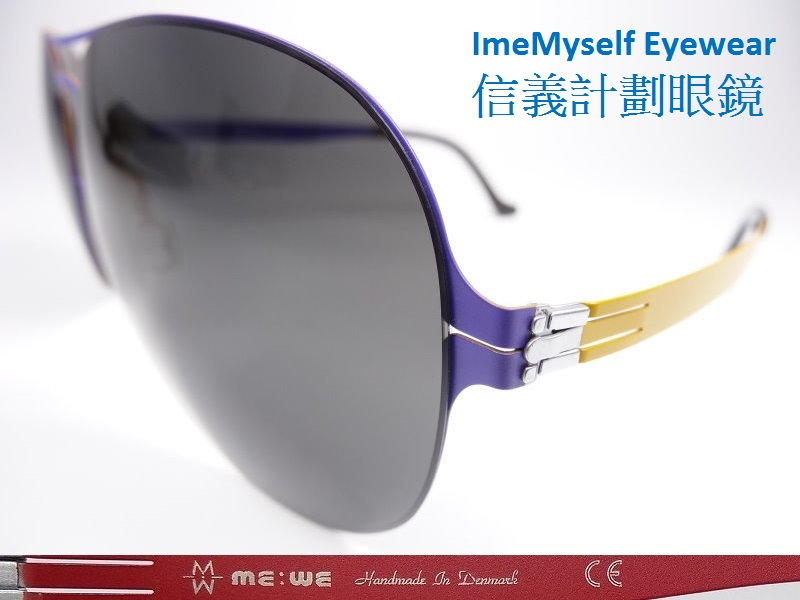 信義計劃 眼鏡 Me We 我們之間 CS6001 太陽眼鏡 手工 法國烤漆  三叉鏡腳 貓眼 超輕 大框