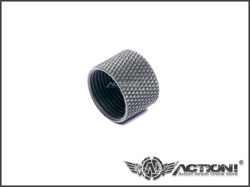 【Action!】售完）VFC - 逆14牙 (14mm逆牙) 鋼 製 螺牙保護套 (菱形咬花) 格紋 鑽石紋