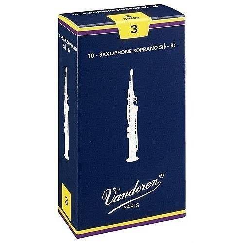 §唐川音樂§【Vandoren V5 Soprano Reeds 薩克斯風 高音 傳統藍盒 竹片 10片裝】(法國)