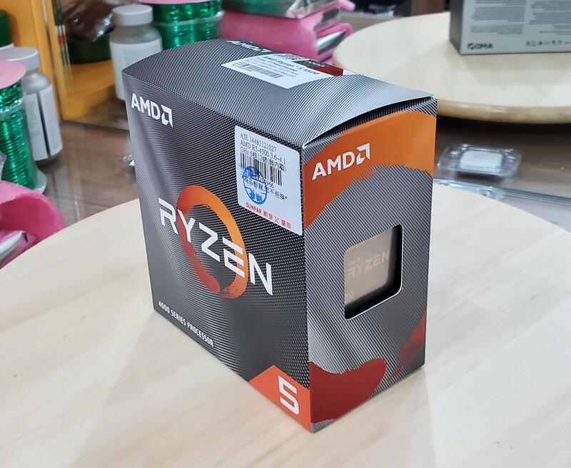 【免運】全新原廠盒裝三年保 AMD R5 Ryzen 5 4500 銳龍 4000 系列 CPU 可參考 5500
