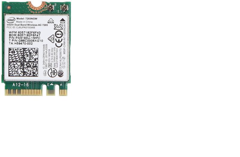 Intel 筆電網路卡 Dual Band Wireless-AC 7265 7265NGW M.2 NGFF