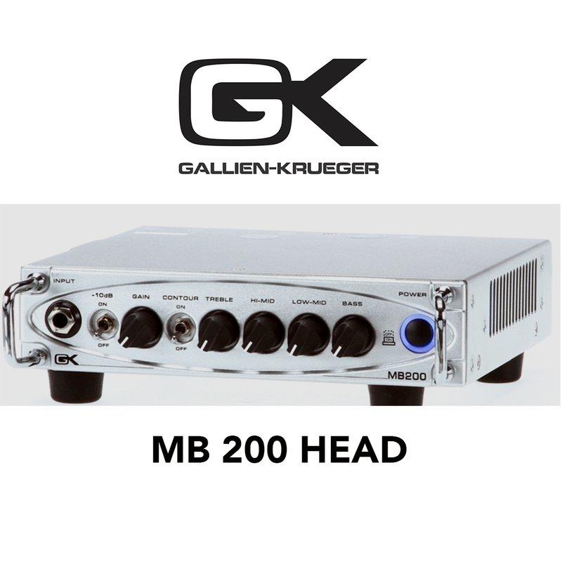 [ 反拍樂器 ] GK MB 200 BASS 音箱頭 Head Gallien Krueger