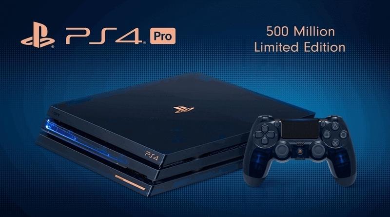 【日貨家電玩】全新 現貨 PlayStation 4 PS4 Pro 500 Million 主機 日規 稀少 限定