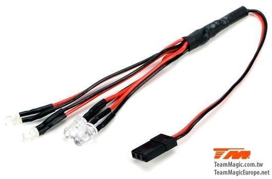 萬象遙控模型   TM 精凌 510124 E5 - LED 前燈 插接收機