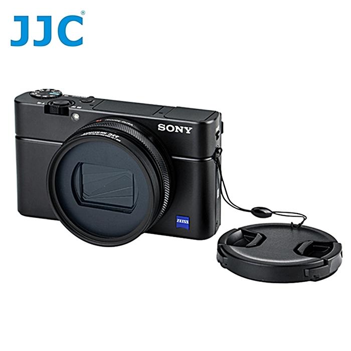 我愛買JJC索尼Sony副廠RN-RX100VI鏡頭轉接環接52mm保護鏡VII濾鏡適ZV-1 Canon G5X II