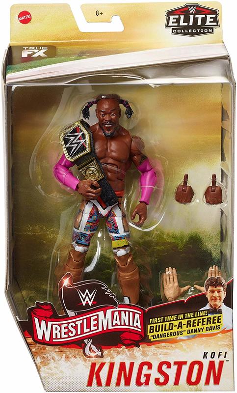 [美國瘋潮]正版WWE Kofi Kingston Wrestlemania Elite Figure摔角狂熱精華版人偶