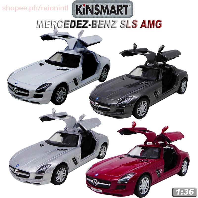 飛行屋(全新品)KiNSMART 合金車迴力車系列//賓士Mercedes-Benz SLS AMG