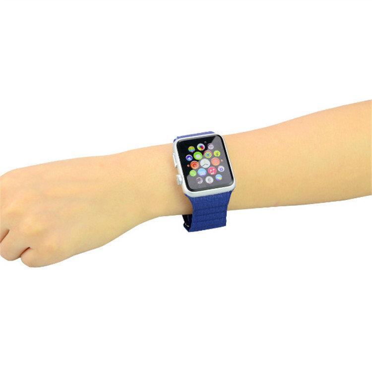Apple Watch 蘋果手表 真皮表帶 38mm 42mm 回環 表帶 iwatch 手表 保護  真皮 質感 高檔