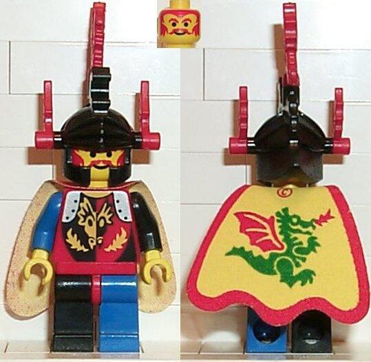 樂高人偶王 LEGO 城堡系列/飛龍士兵 #6076  cas219 紅徽騎士