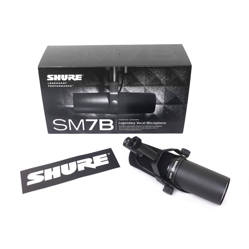 立昇樂器 SHURE SM7B 心型動圈式 麥克風 人聲麥克風 錄音室等級