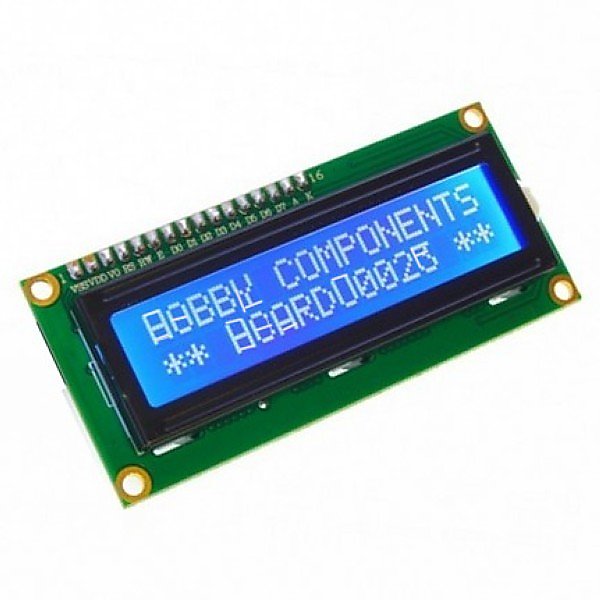 LCD1602顯示模組IIC界面 藍屏背光LCM液晶顯示I2C模組 16x2藍底白字
