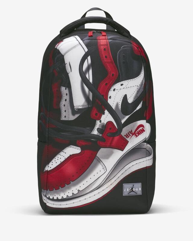 2020 NIKE Air Jordan Jumpman 經典喬丹鞋印花 運動背包 休閒背包 (9A0484-KR5)
