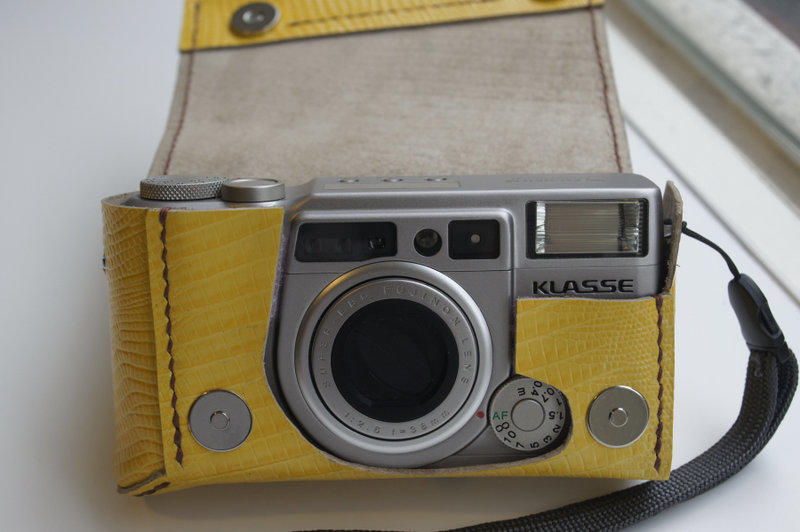 手做皮件 #004 Fujifilm Fuji Klasse 底片 相機 皮套, 磁鐵扣 (Leica, Nikon Zeiss, Contax, Canon)
