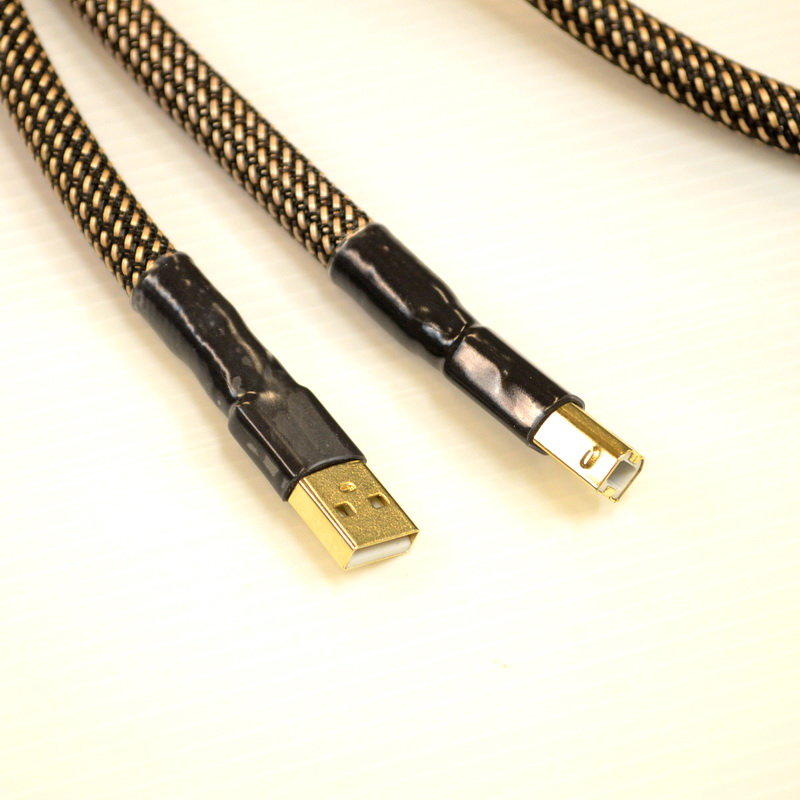 志達電子 DL012/1.0 線長1.0m 日本鐵三角 USB A公-B公 USB DAC 專用傳輸線 傳導線