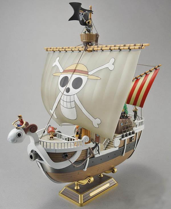 【鋼普拉】現貨 BANDAI 海賊王 ONE PIECE 偉大的船艦 海賊船 黃金梅利號 附草帽海賊團人偶公仔 梅莉號