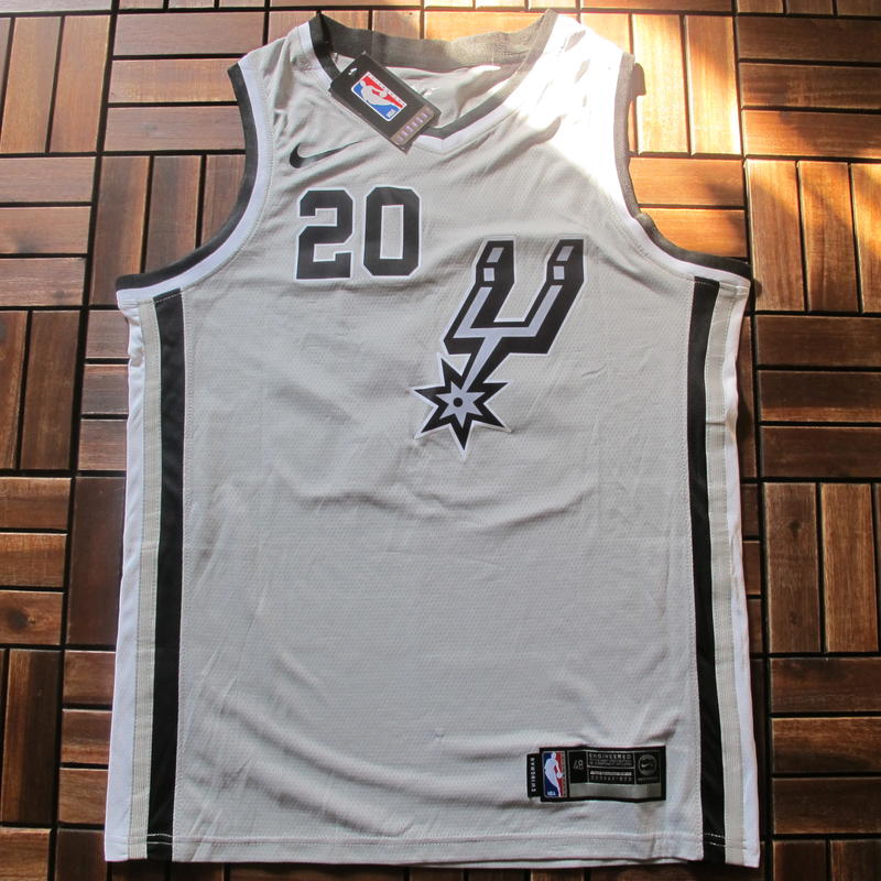 NBA 聖安東尼奧馬刺隊 leonard雷納德 吉諾比利 Ginóbili   專屬賣場灰色款式