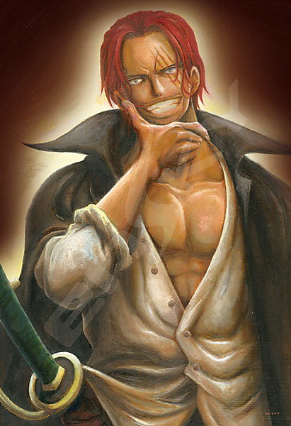 日本進口拼圖專賣店_ 300片 海賊王 ONE PIECE 紅髮傑克 肖像畫 300-1381 