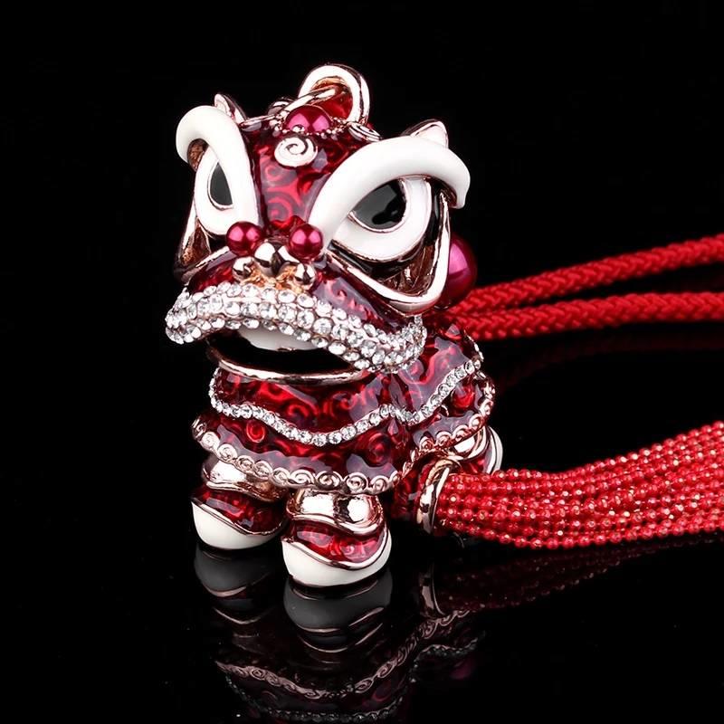 送禮 高質感 創意 中國風 中國獅 鑲鑽 獅子 年獸 舞龍舞獅 掛飾 超漂亮