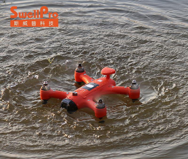 SwellPro Spry雨燕能完全防水無人機 可搭配DEVO10遙控器具備4K航拍相機 四軸穿越機 