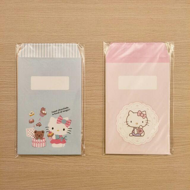 [3F-2雜貨舖] SANRIO 日本三麗鷗 HELLO KITTY凱蒂貓綜合信封袋組系列(10枚入) / 禮金袋 紙袋