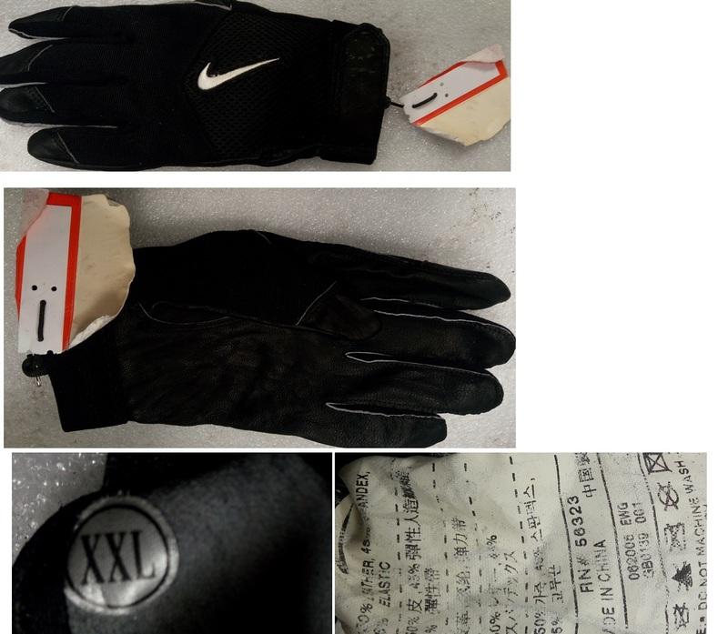 庫存品耐吉高爾夫球左手套單一(有放一段時間尺寸樣式不一樣下標前需告知)