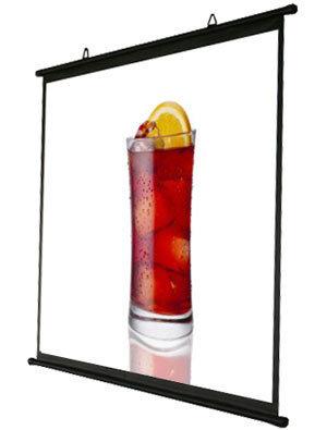 【Kamas卡瑪斯】投影機銀幕80吋4:3簡易型壁掛投影布幕可攜式壁掛銀幕