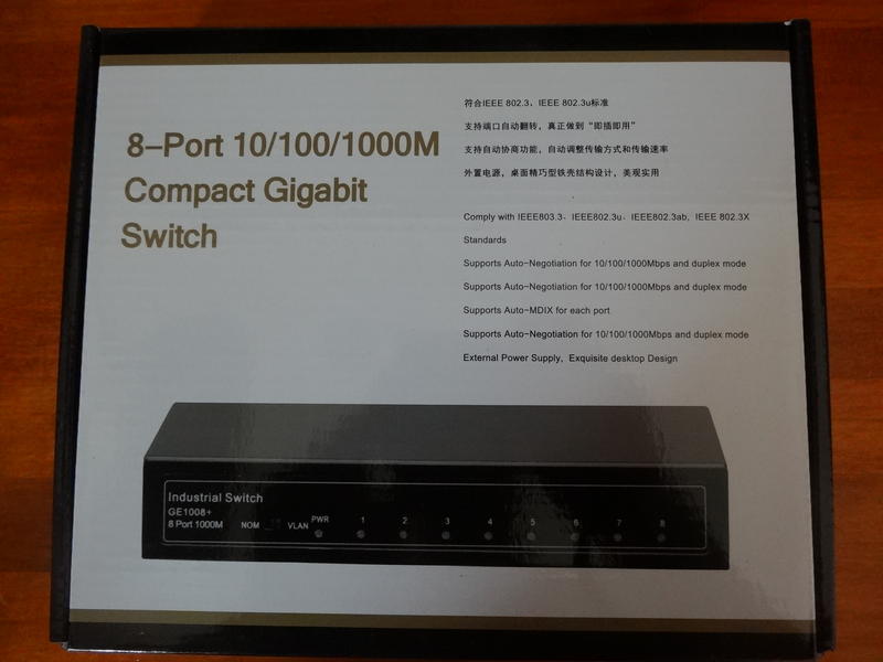 金屬殼 CORSN 8 PORT 10/100/1000M Gigabit switch千兆乙太網路交換器