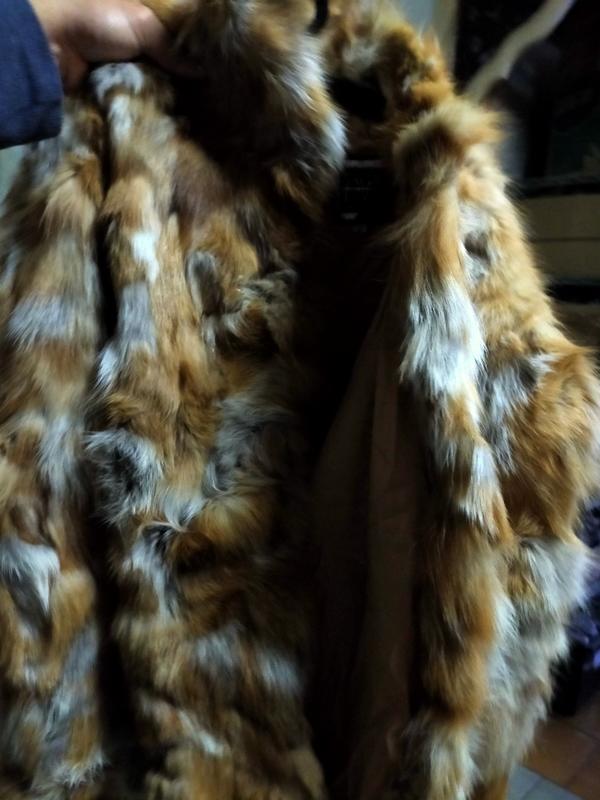 皮草 saga fox 外套 混搭 稀有 進口 約42x72cm S號 女 毛草 皮衣 九成新