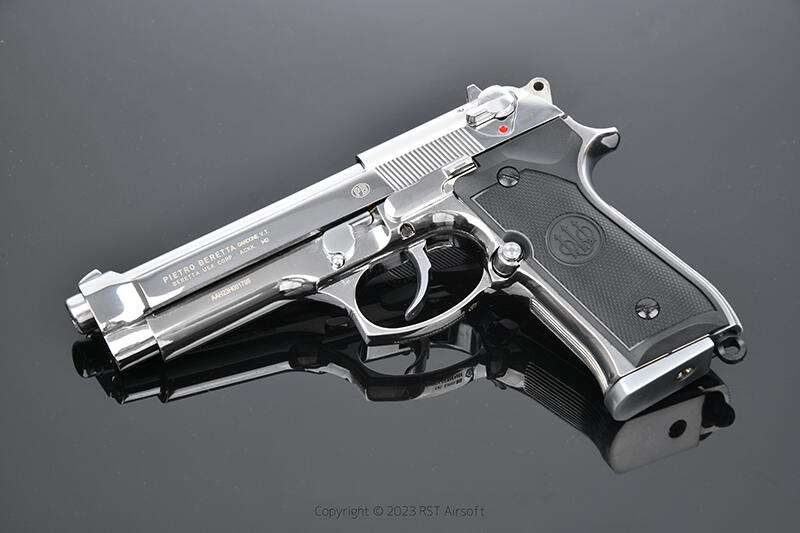RST紅星- UMAREX Beretta貝瑞塔 M9 授權刻字 全金屬瓦斯手槍GBB銀色 24HAS-UMGSM9S | 露天市集 | 全台 ...